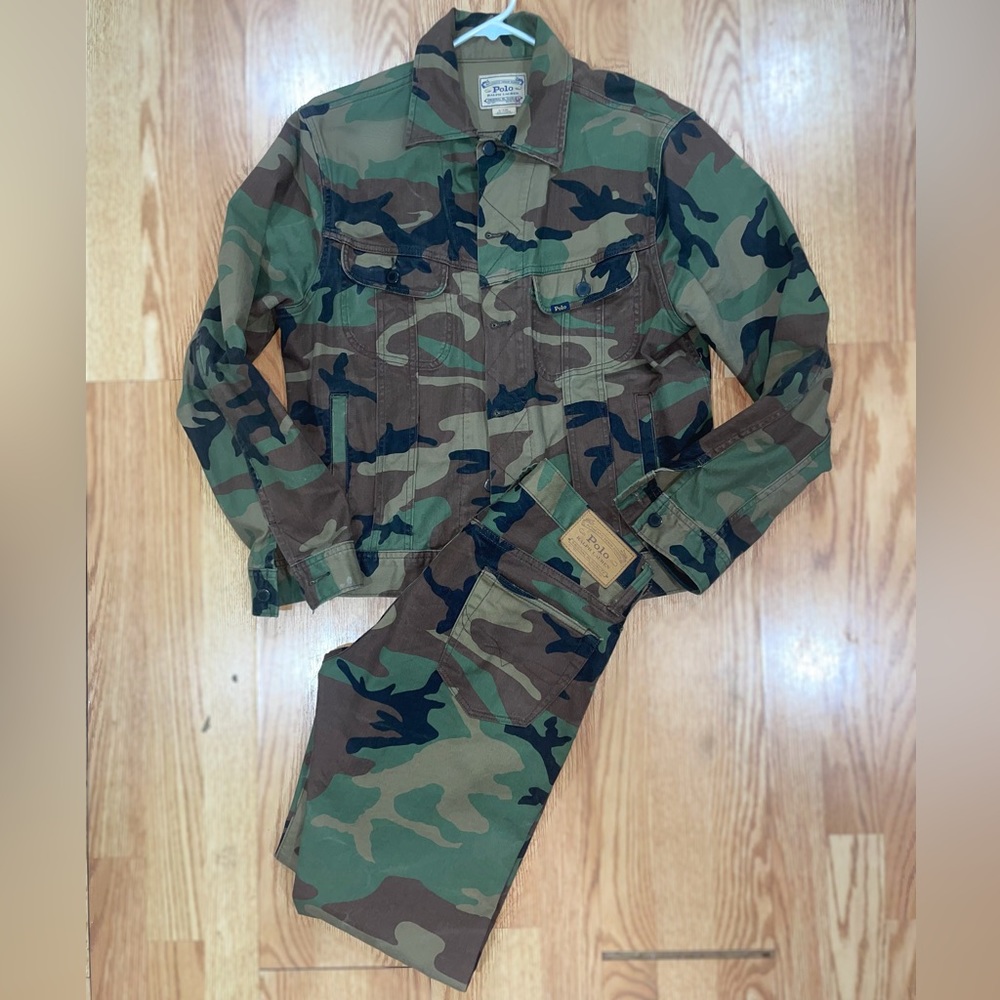 Vintage Polo Ralph Lauren Jean Suit